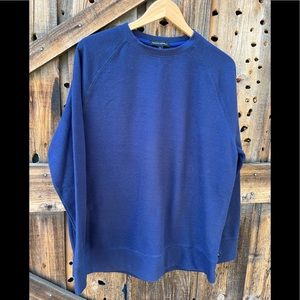 Banana Republic Men's Long Sleeve Pullover Sweater Navy Blue Size XL